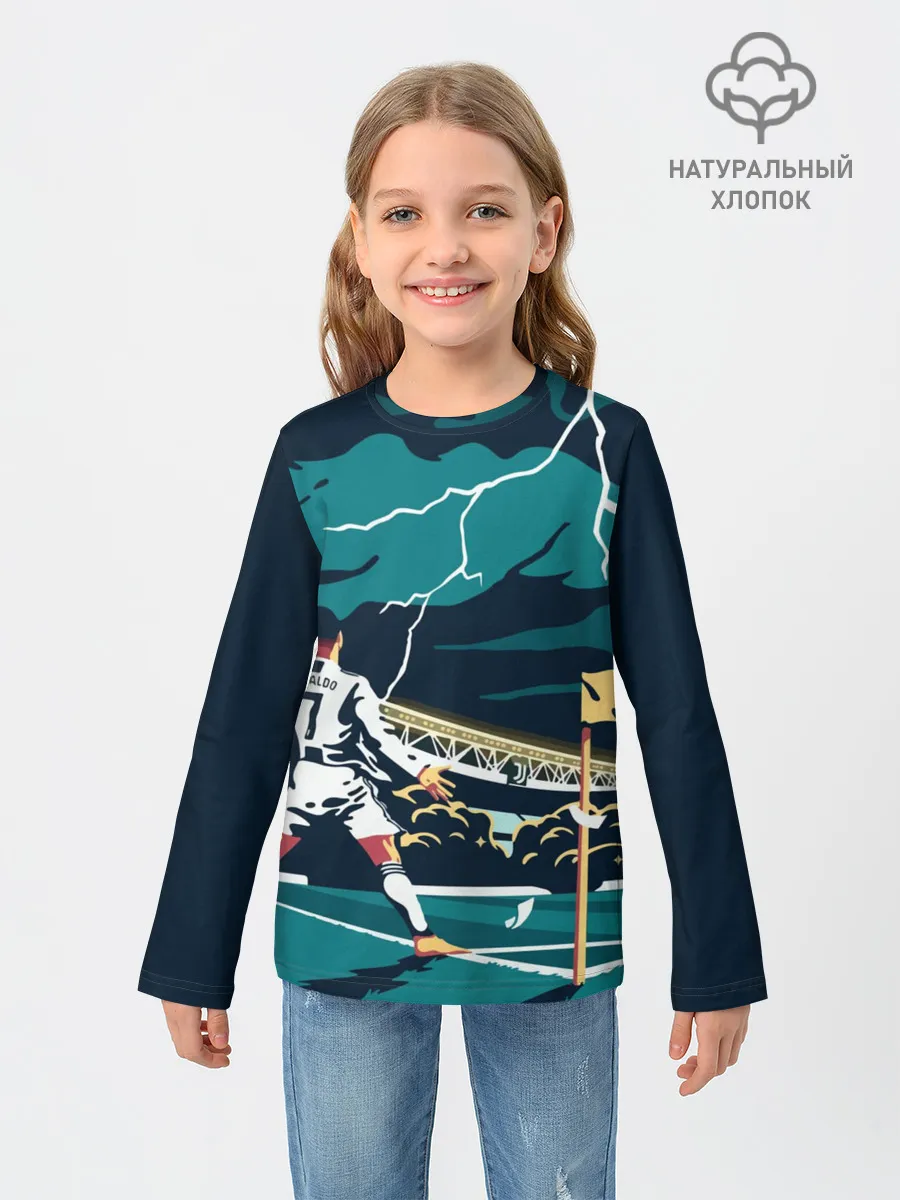 Детский лонгслив / RONALDO JUVE SPORT | РОНАЛДУ