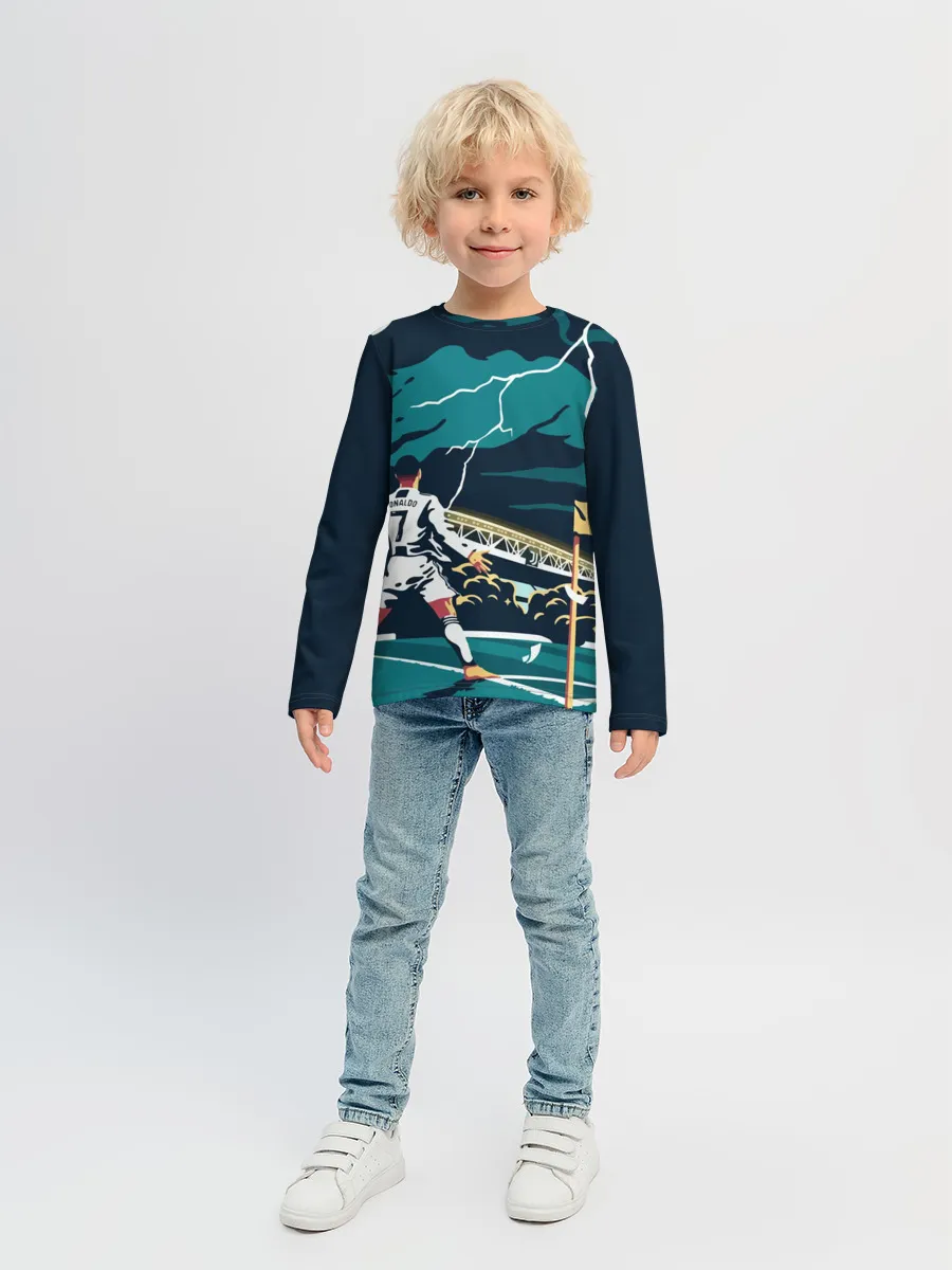 Детский лонгслив / RONALDO JUVE SPORT | РОНАЛДУ