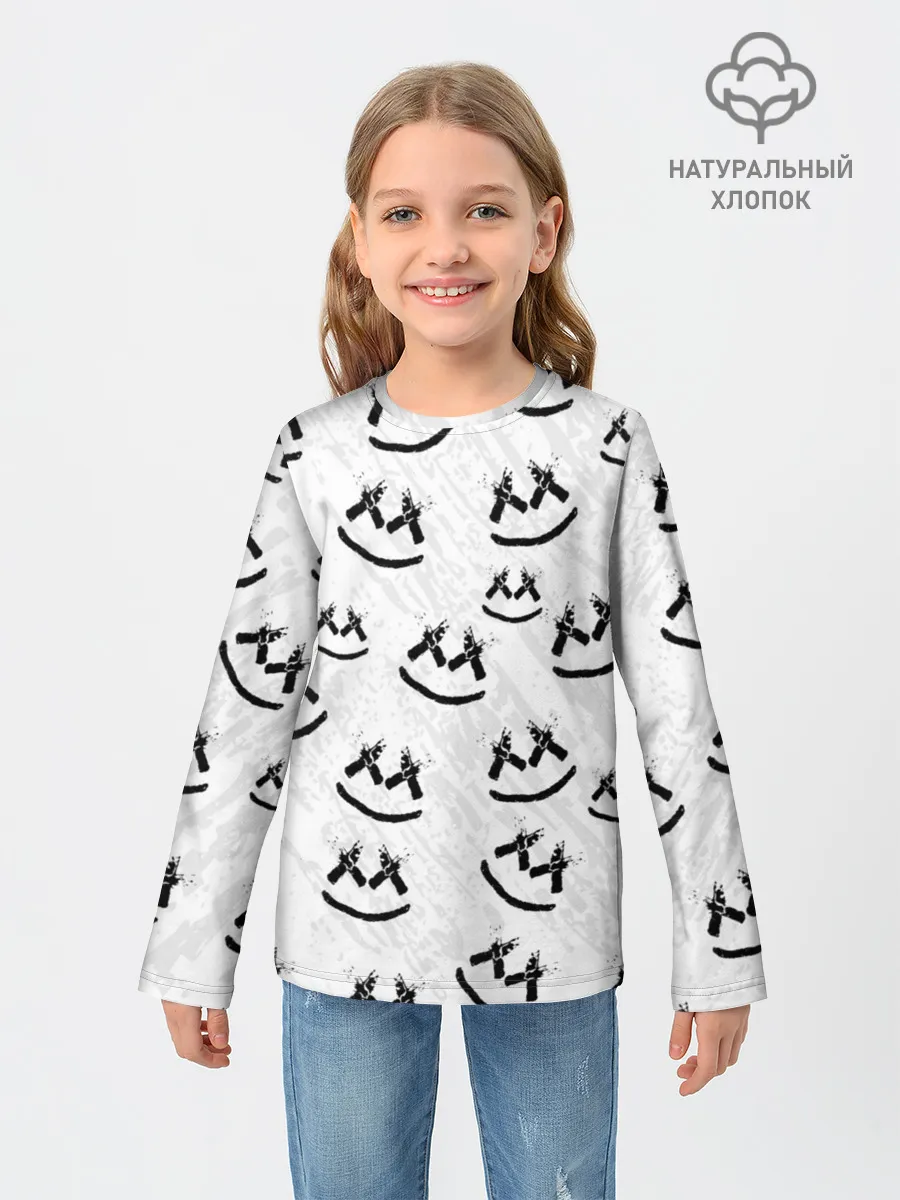 Детский лонгслив / MARSHMELLO PATTERN