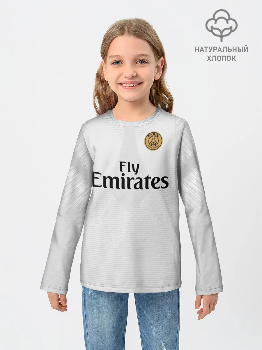 Детский лонгслив / Mbappe away 18-19