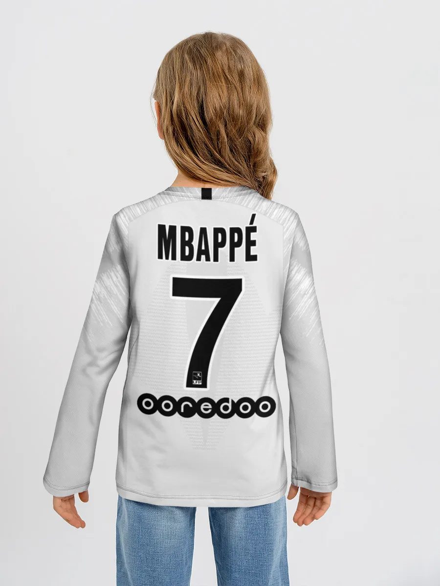 Детский лонгслив / Mbappe away 18-19