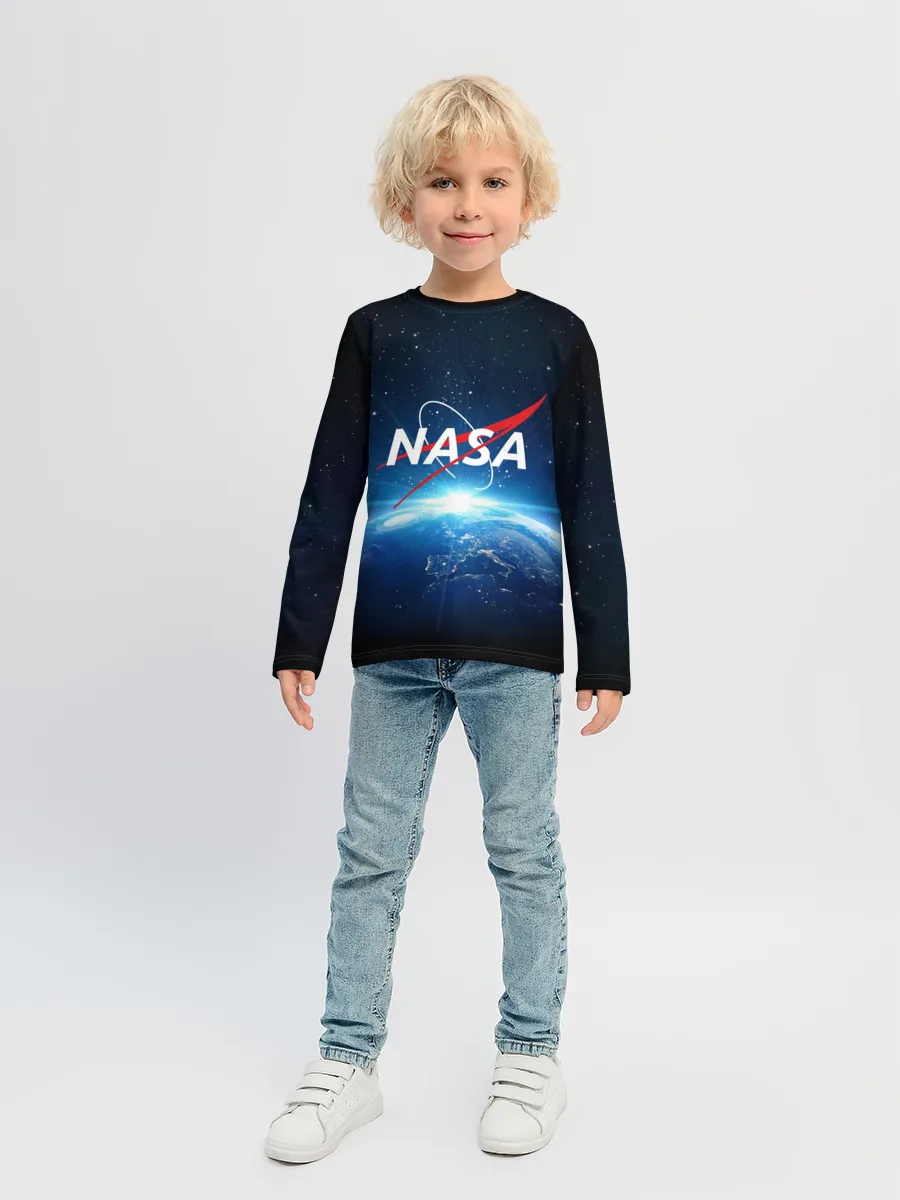 Детский лонгслив / NASA