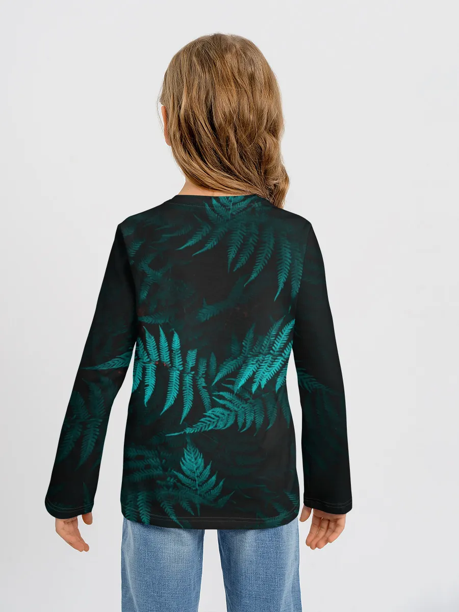 Детский лонгслив / Папоротник