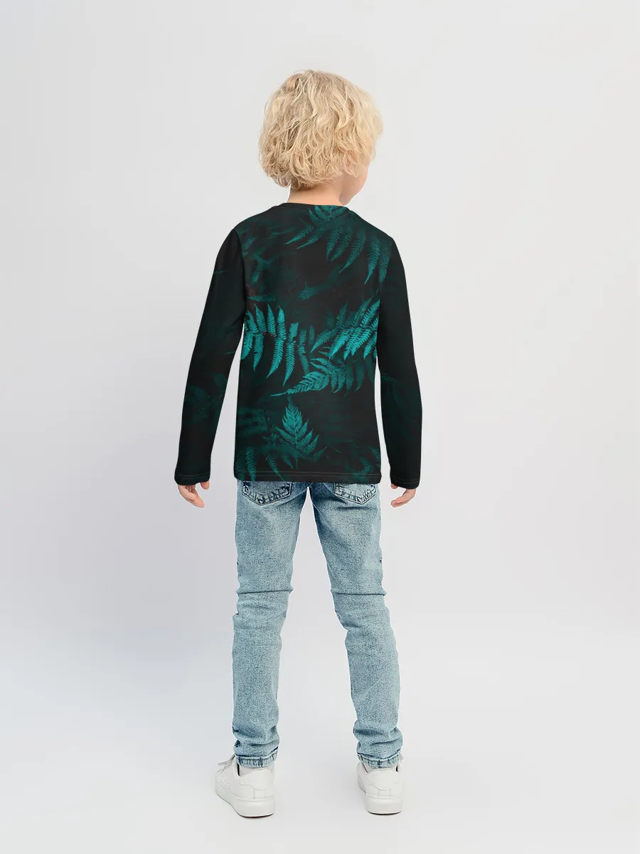 Детский лонгслив / Папоротник