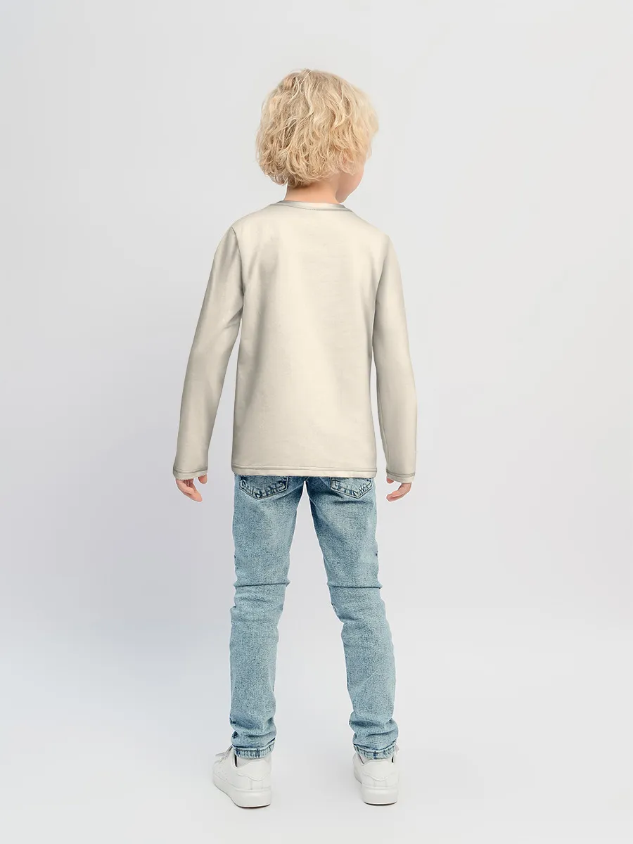 Детский лонгслив / GODZILLA КУШАЕТ | ГОДЗИЛЛА