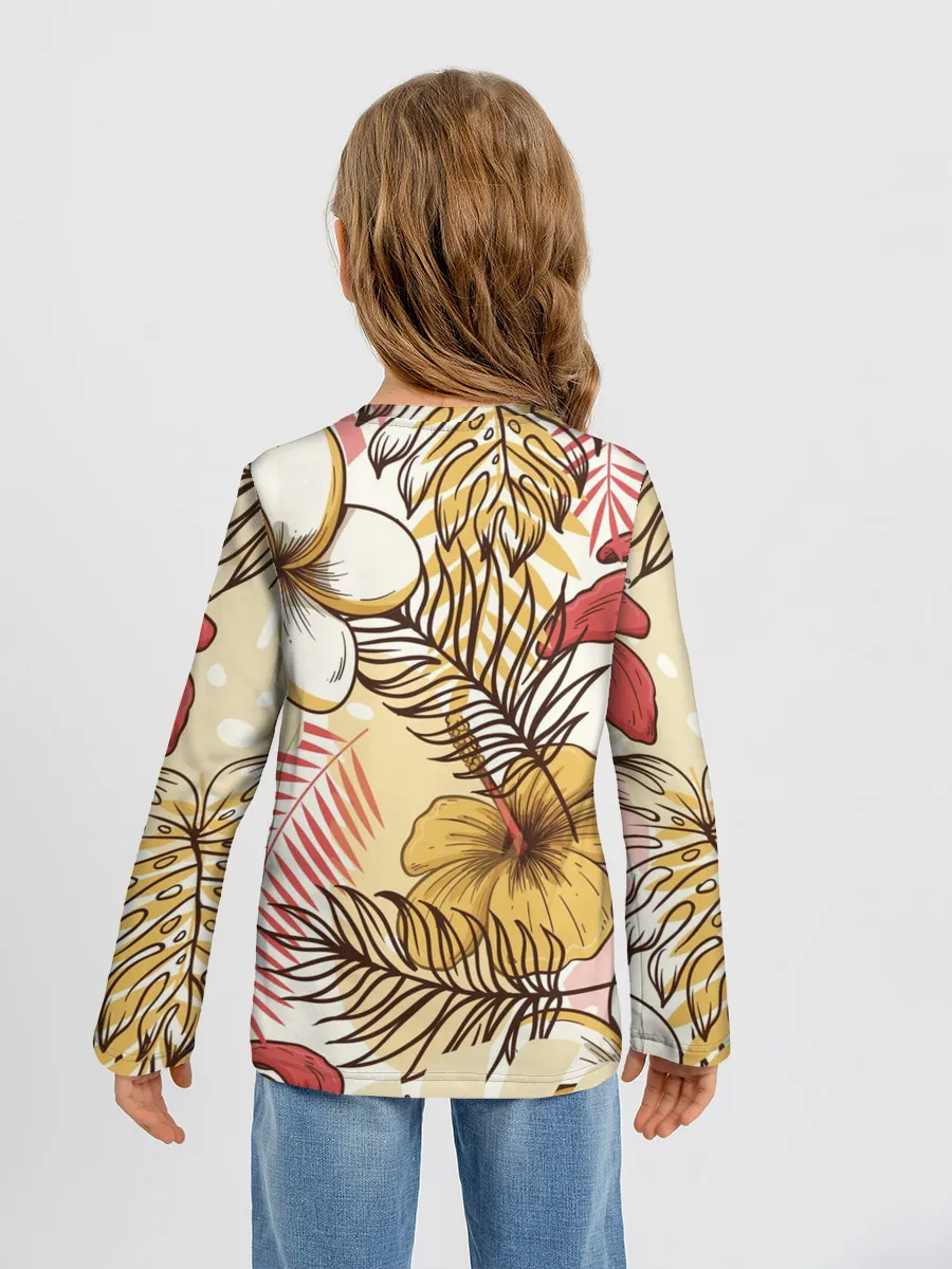 Детский лонгслив / Тропики