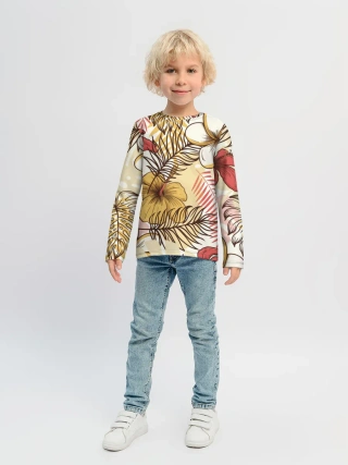 Детский лонгслив / Тропики