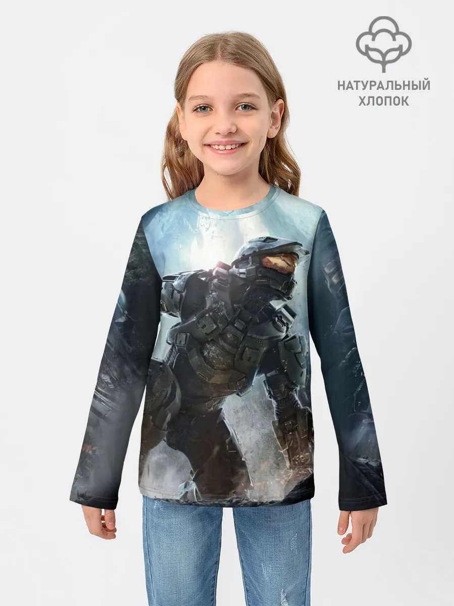 Детский лонгслив / Halo