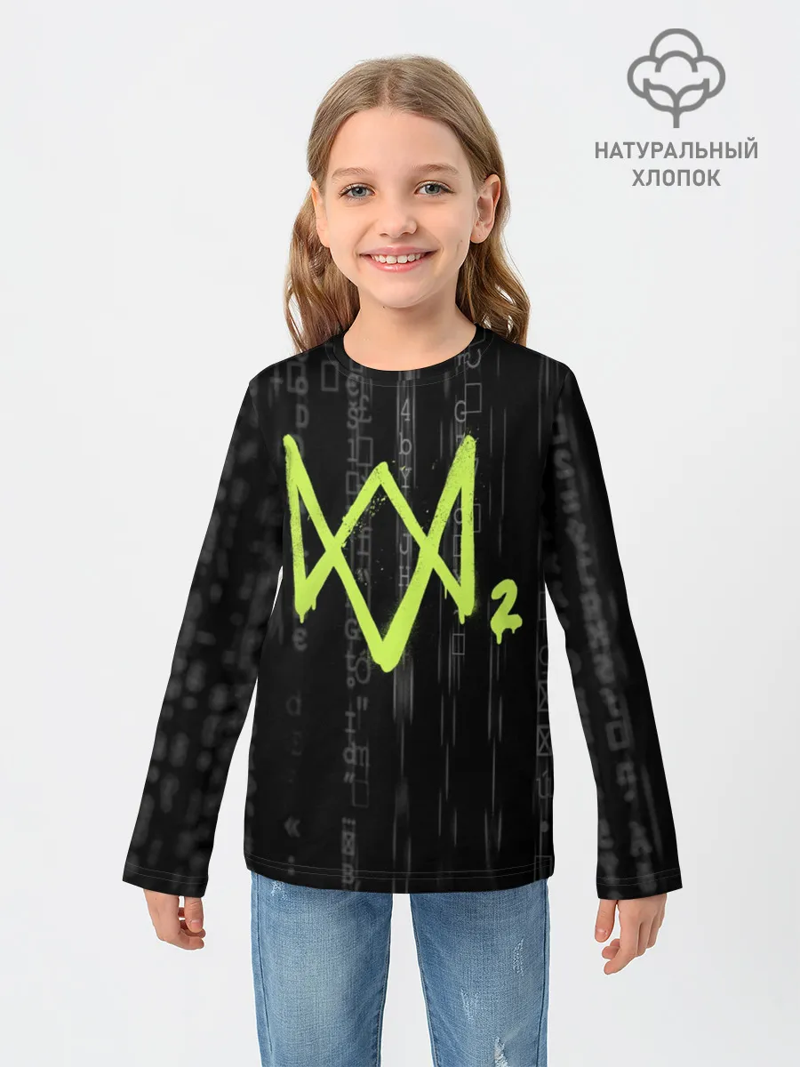 Детский лонгслив / WATCH DOGS 2