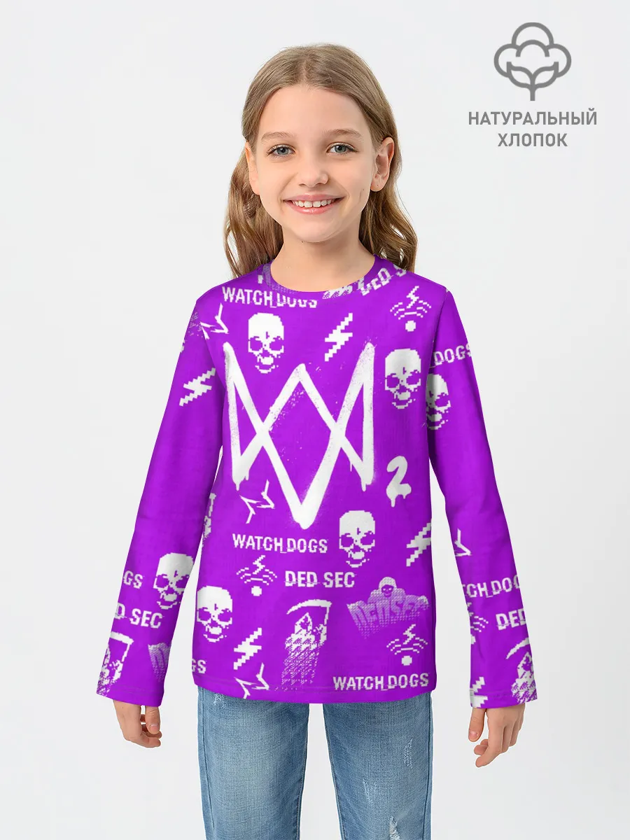 Детский лонгслив / WATCH DOGS 2