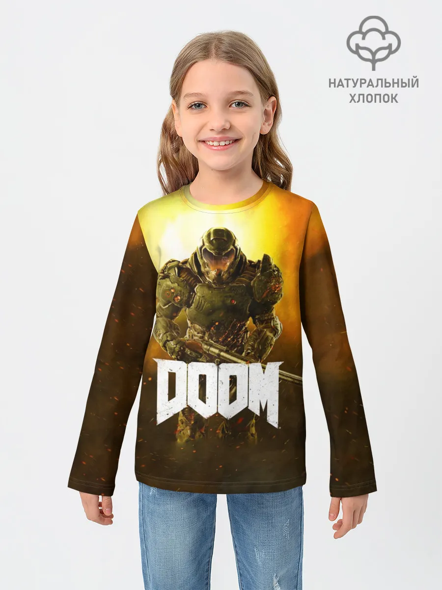 Детский лонгслив / DOOM 2016