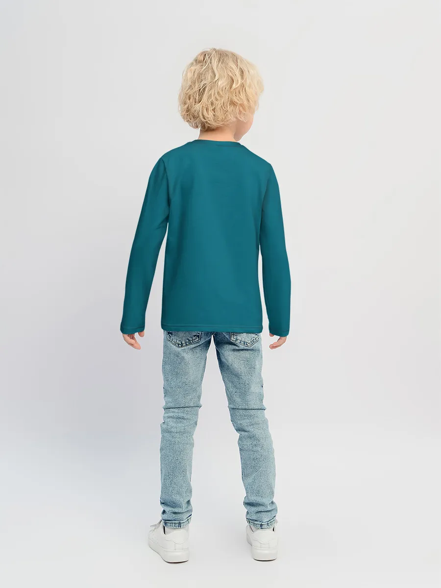 Детский лонгслив / HammAli Navai blue