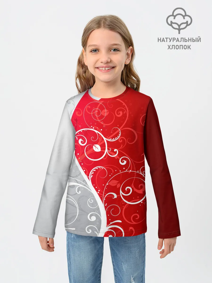 Детский лонгслив / КРУЖЕВО