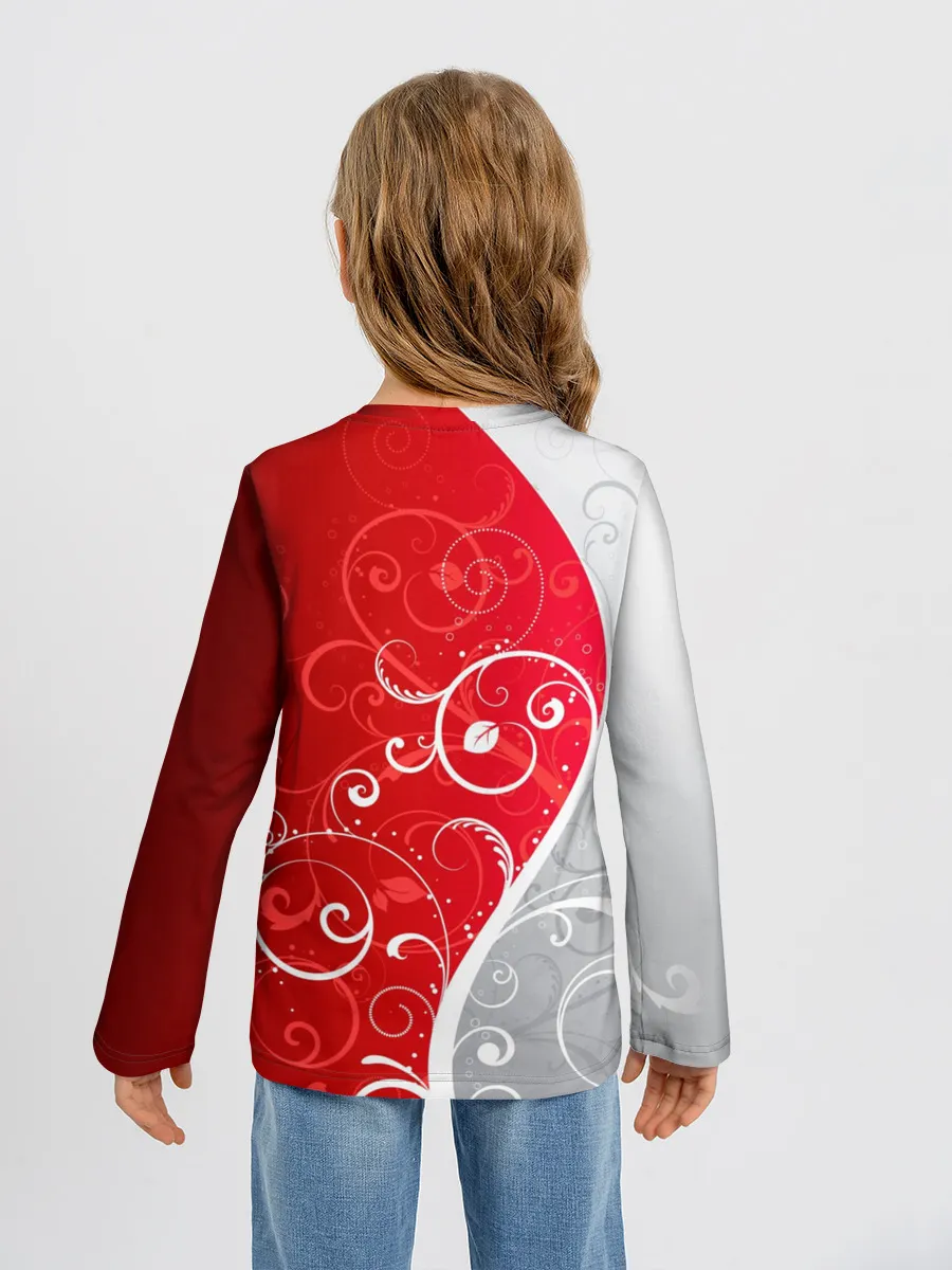 Детский лонгслив / КРУЖЕВО