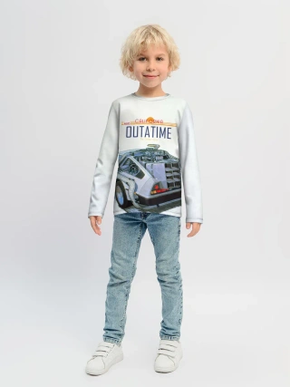 Детский лонгслив / De Lorean Outatime