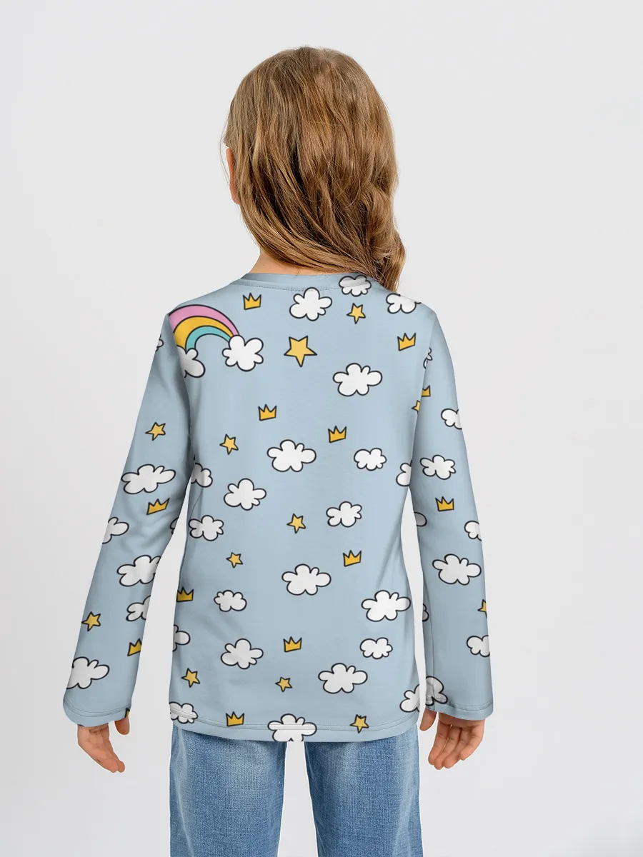 Детский лонгслив / Винил Скрэтч