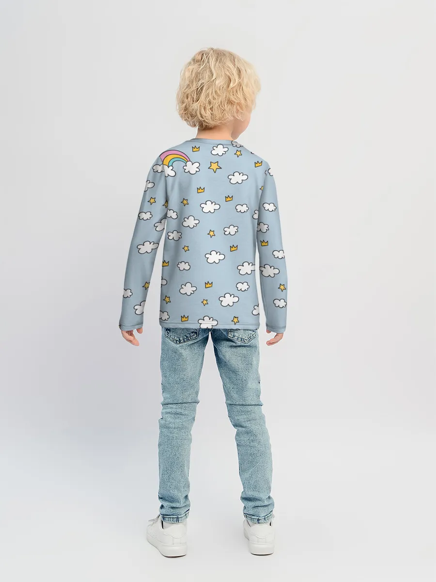 Детский лонгслив / Винил Скрэтч