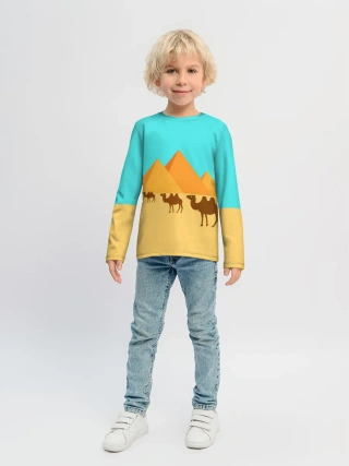 Детский лонгслив / Пирамиды Египта