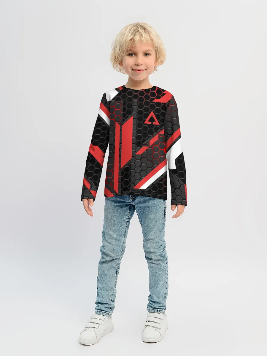 Детский лонгслив / CS GO CYREX 3D | КС ГО САЙРЕКС