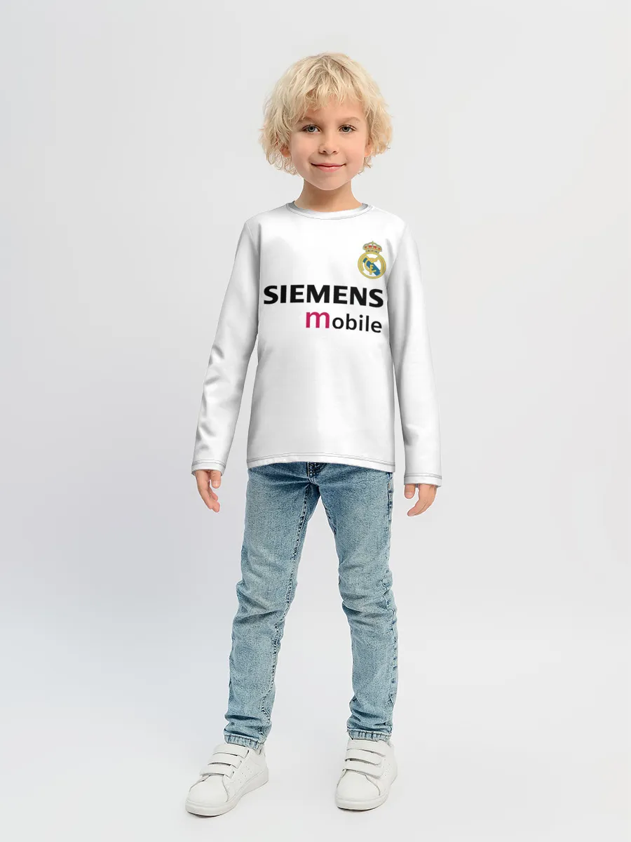 Детский лонгслив / Зидан Реал Ретро