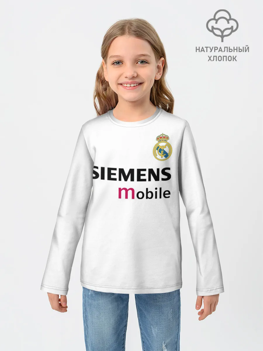 Детский лонгслив / Бекхэм Реал Ретро