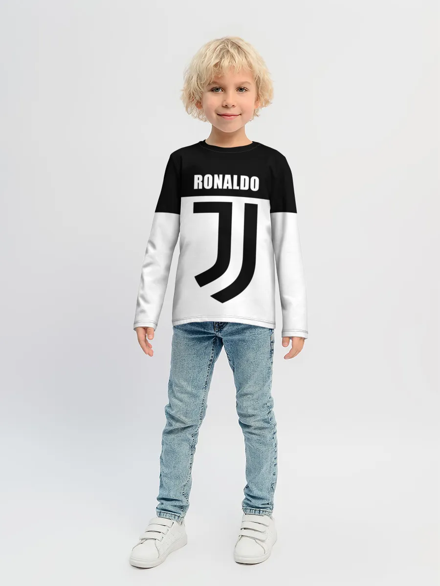 Детский лонгслив / Ronaldo Juventus