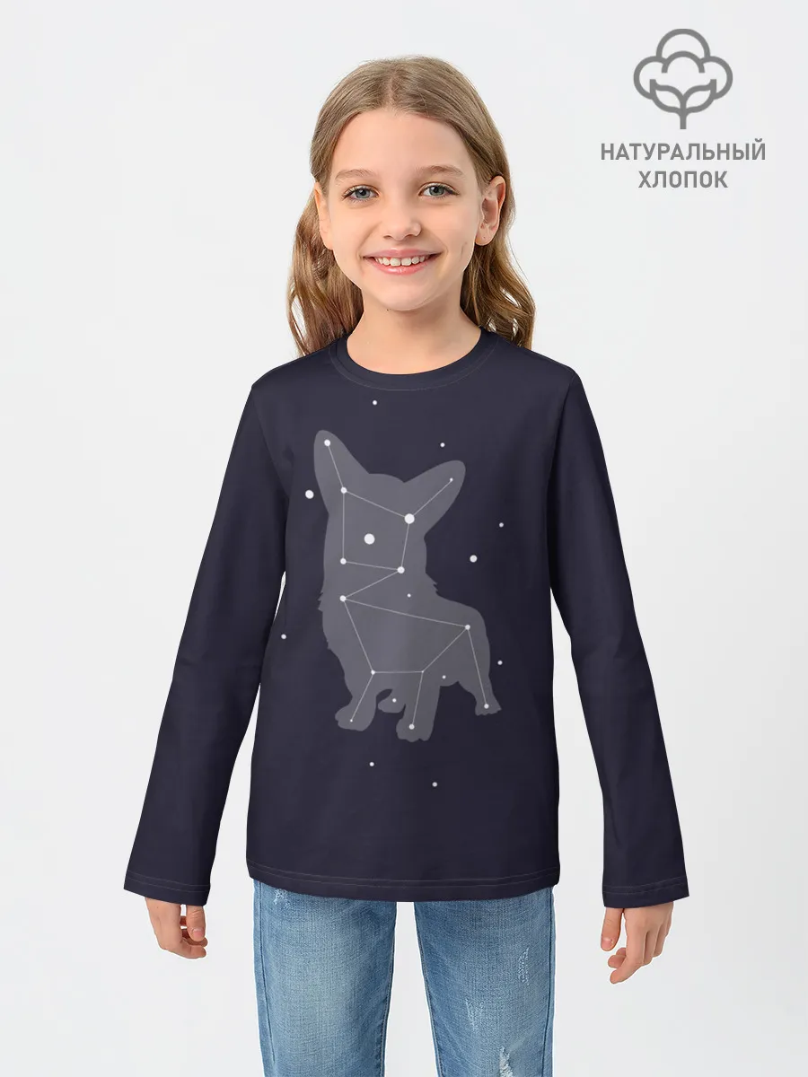 Детский лонгслив / Корги