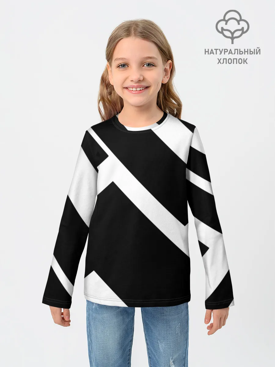 Детский лонгслив / Geometry