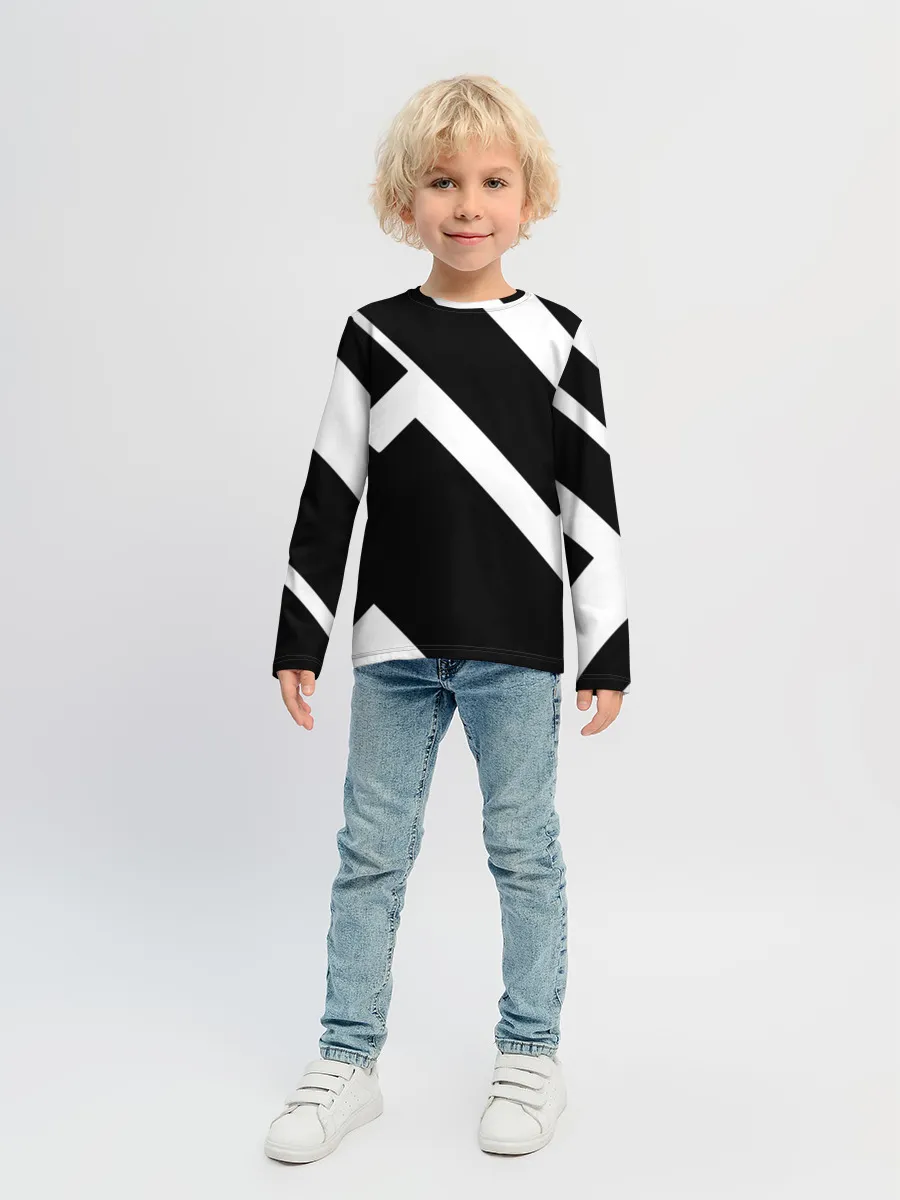 Детский лонгслив / Geometry