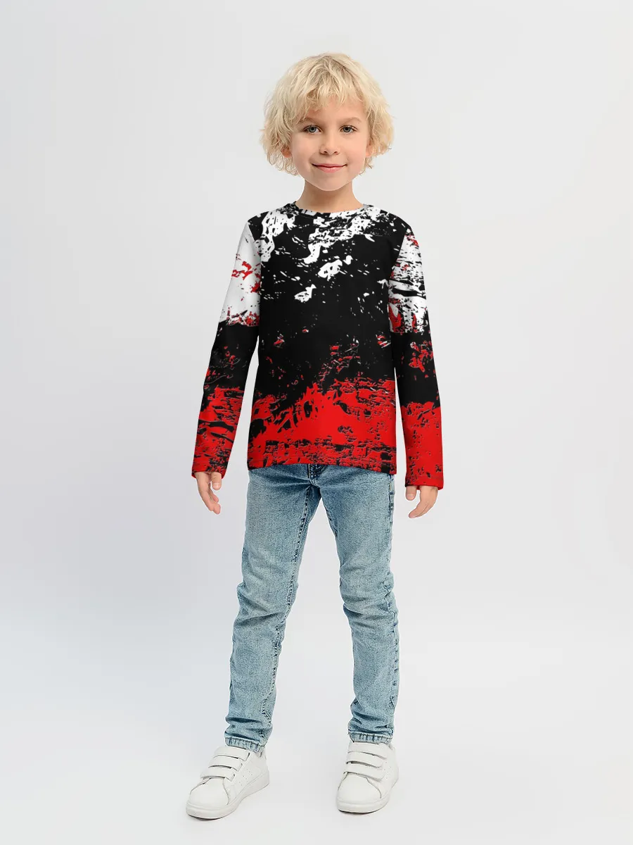 Детский лонгслив / БРЫЗГИ КРАСОК