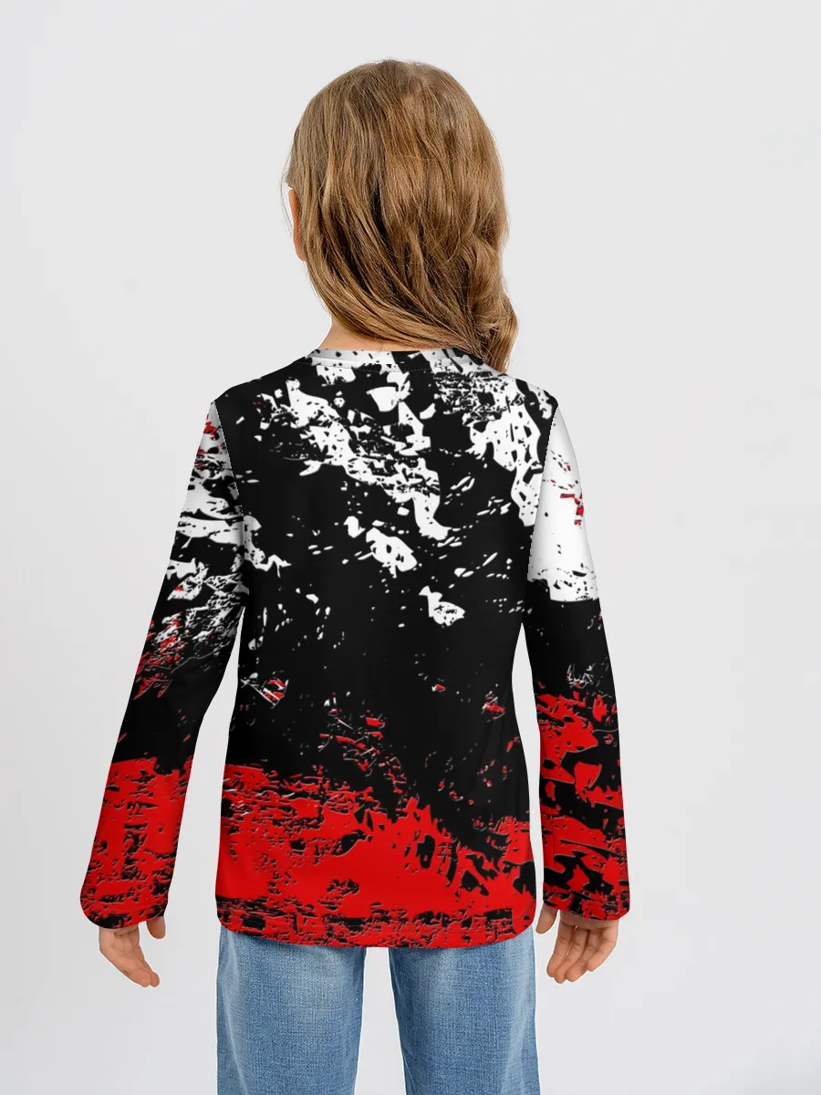 Детский лонгслив / БРЫЗГИ КРАСОК