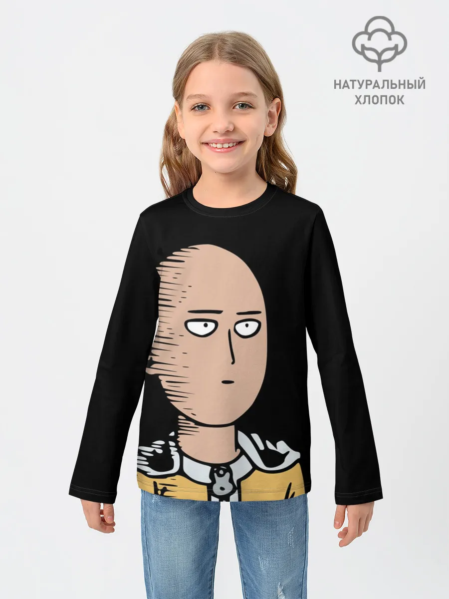 Детский лонгслив / One-Punch Man Ванпачмен