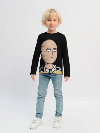 Детский лонгслив / One-Punch Man Ванпачмен
