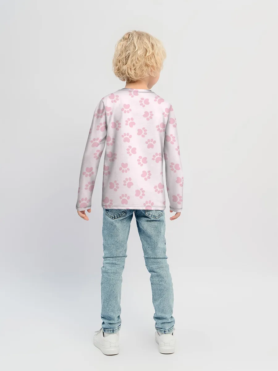Детский лонгслив / Собачьи Следы