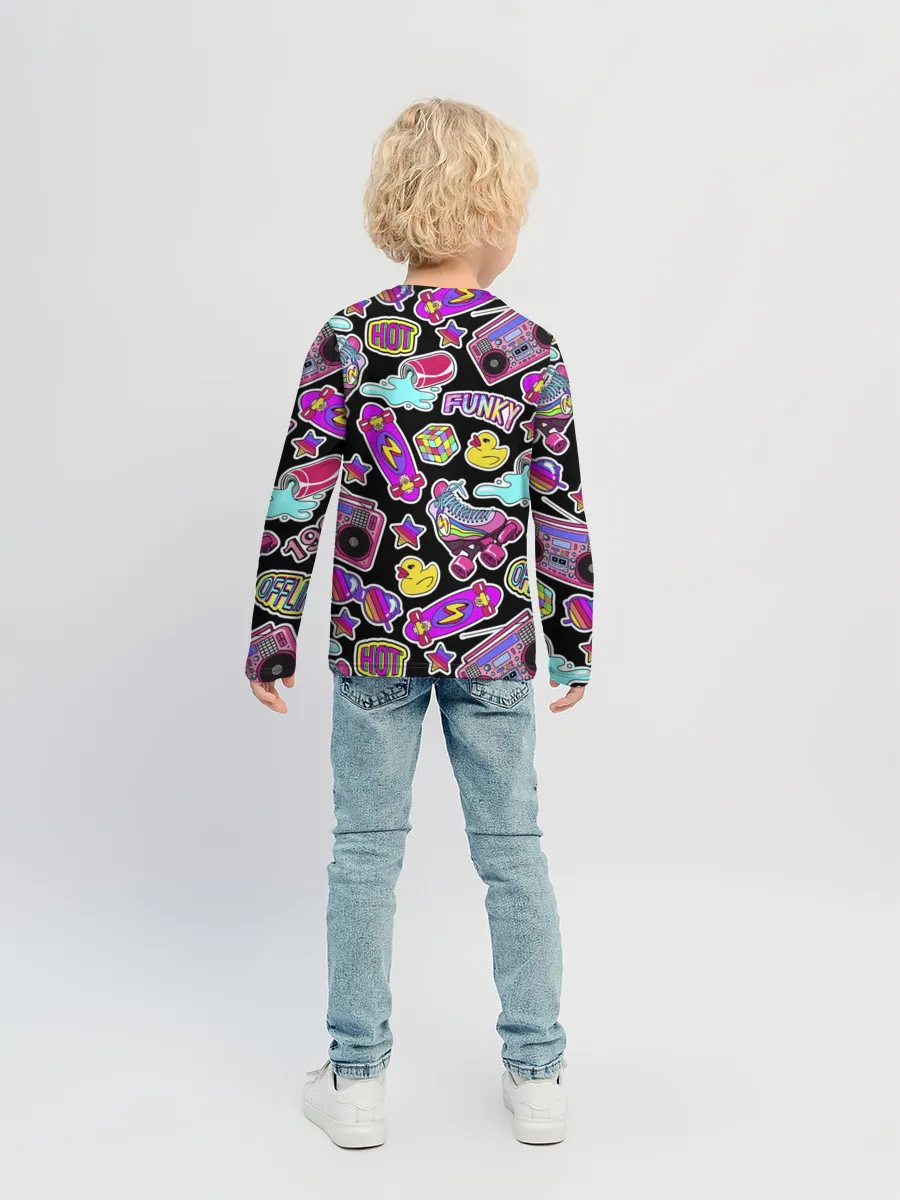 Детский лонгслив / Back to 90