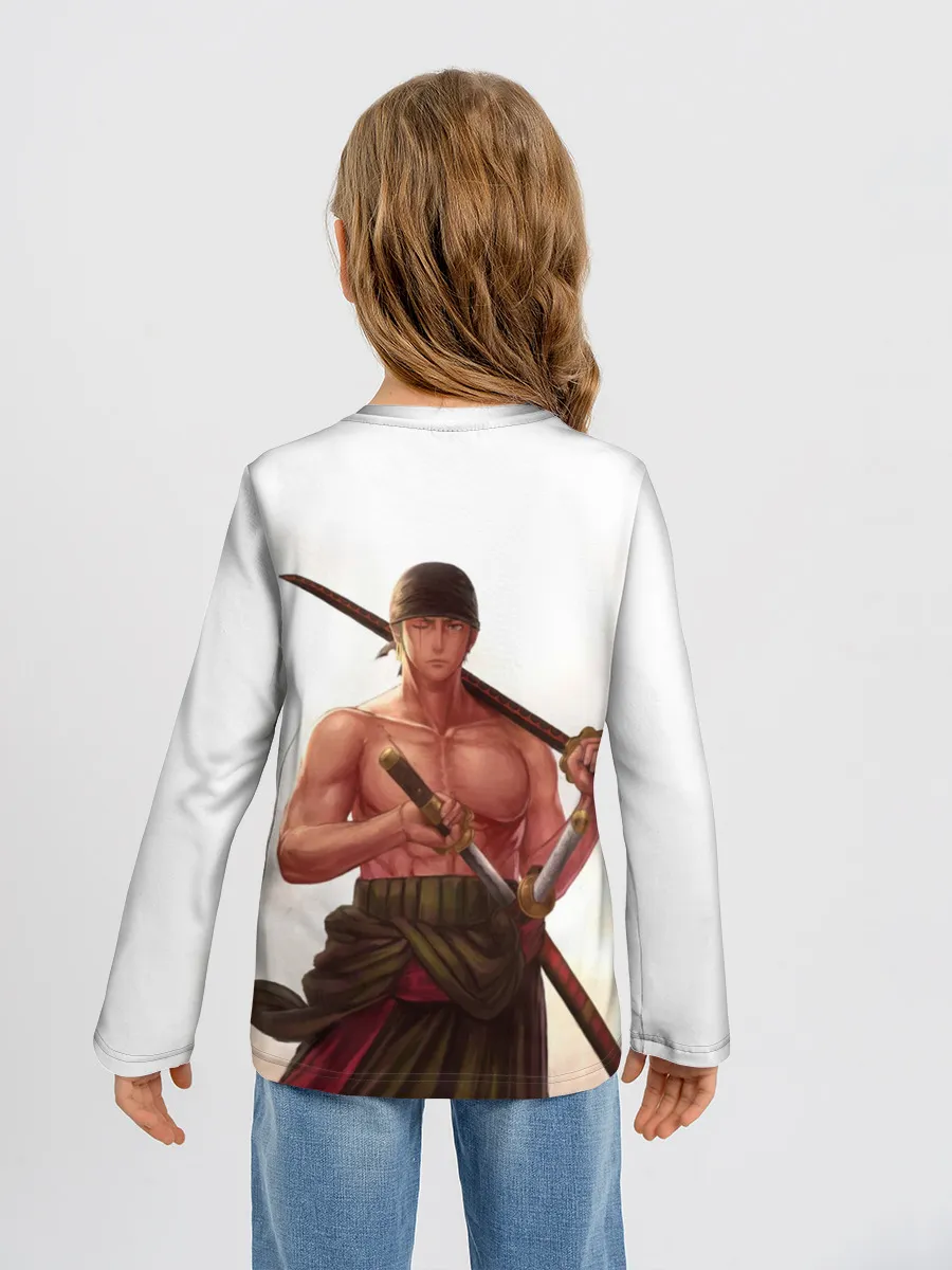 Детский лонгслив / One Piece - Zoro