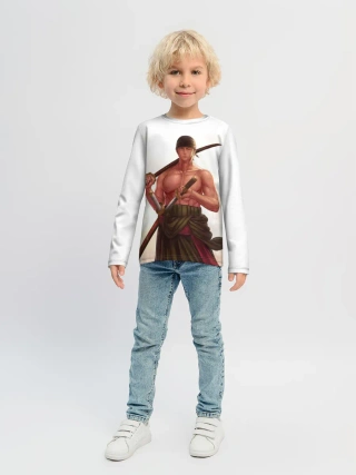 Детский лонгслив / One Piece - Zoro