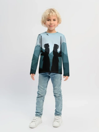 Детский лонгслив / Тренировка кендо