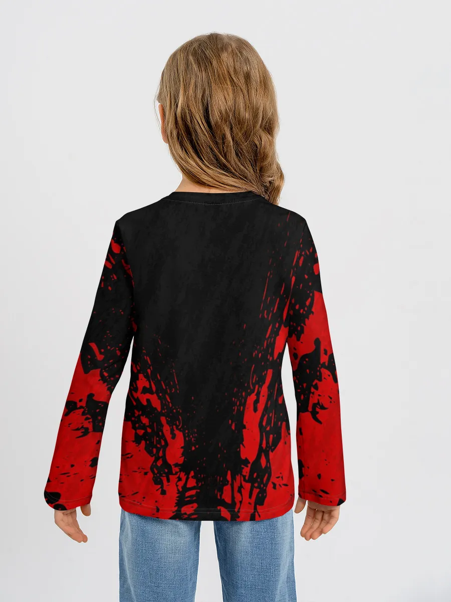 Детский лонгслив / BERSERK sword red