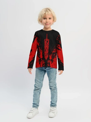Детский лонгслив / BERSERK sword red