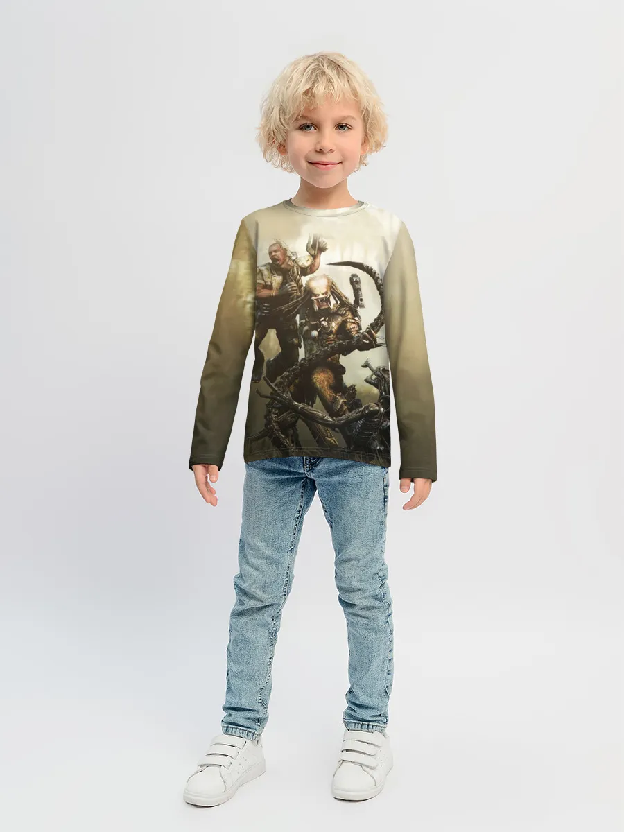 Детский лонгслив / Хищник