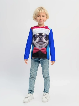 Детский лонгслив / рождество