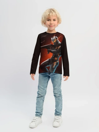 Детский лонгслив / Omega / Fortnite