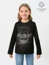 Детский лонгслив / Горилла 3D