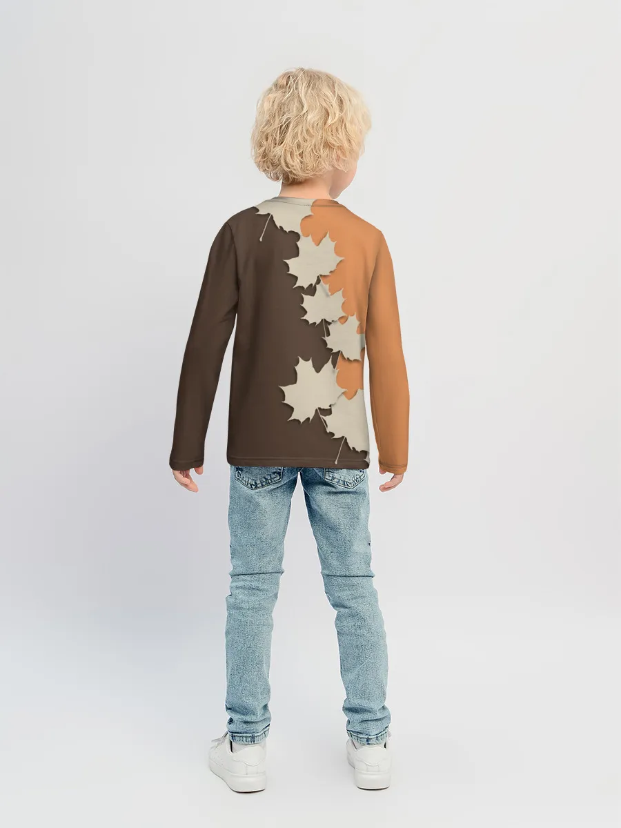 Детский лонгслив / ОСЕННИЕ ЛИСТЬЯ