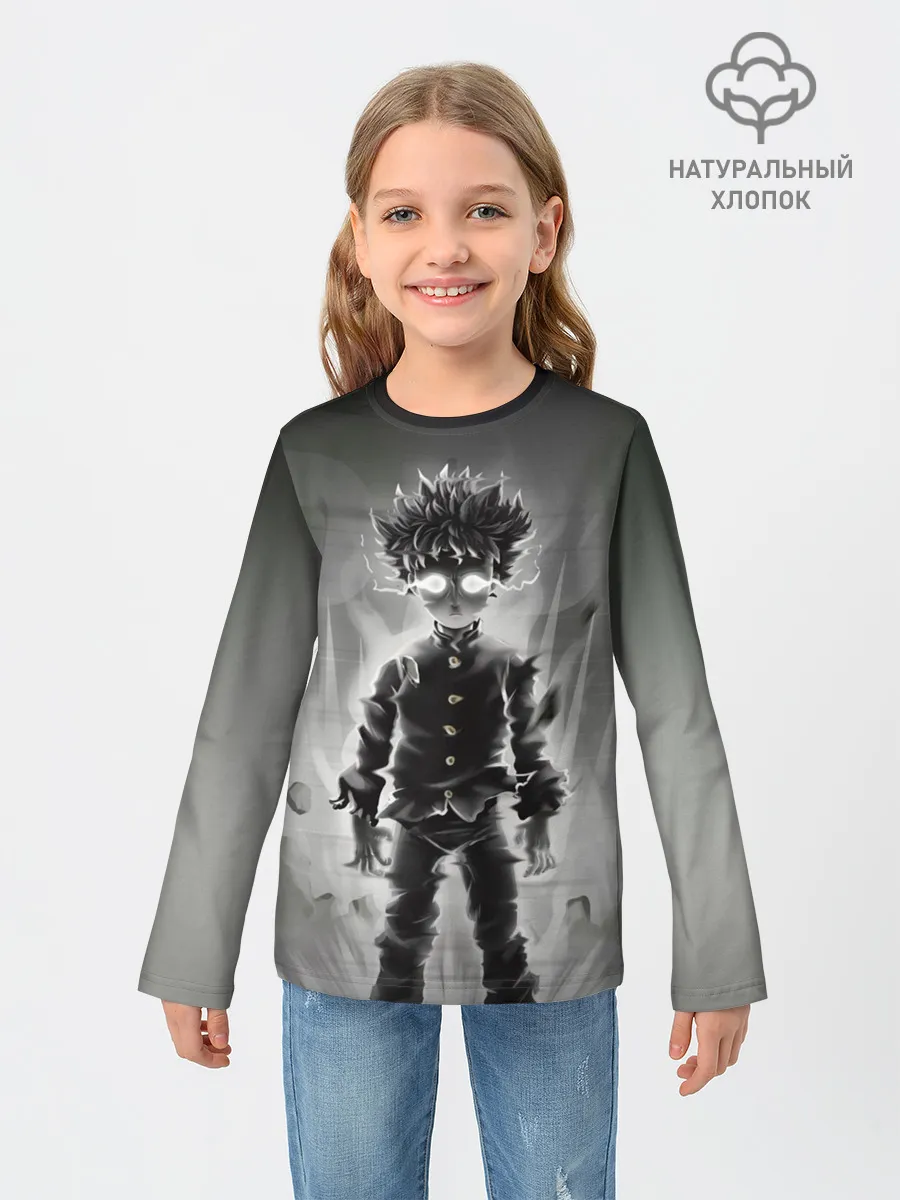 Детский лонгслив / Mob Psycho