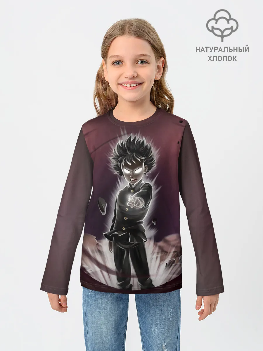 Детский лонгслив / Mob Psycho 100