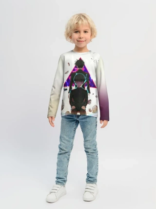 Детский лонгслив / Моб Психо 100