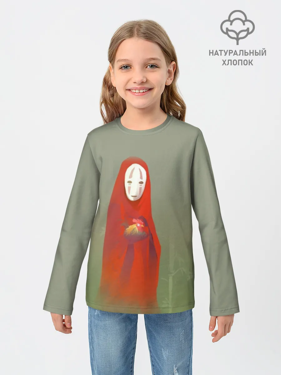 Детский лонгслив / Каонаси с петухом