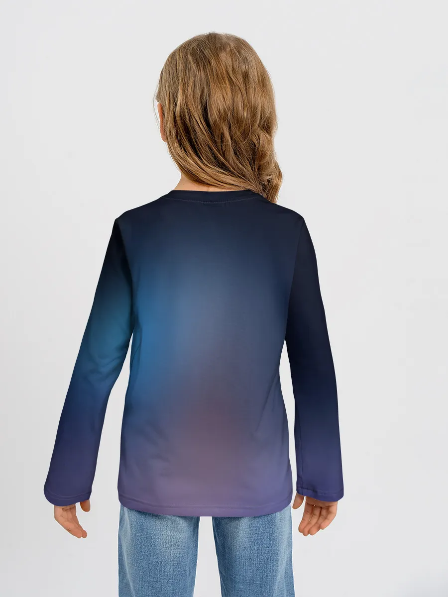 Детский лонгслив / Goku on a planet